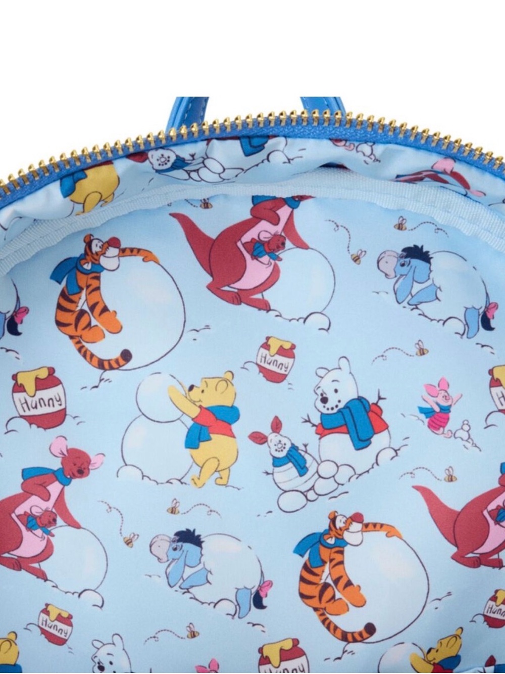 Loungefly Light Blue Winnie the Pooh Advent Mini Backpack - Picture 3 of 3